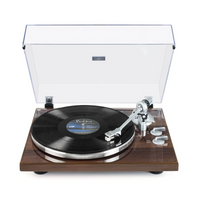 Tourne Disque Vintage Marron