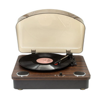Tourne Disque Vintage 3 Vitesses Bluetooth