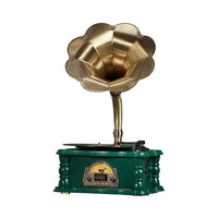Gramophone Ancien Vert