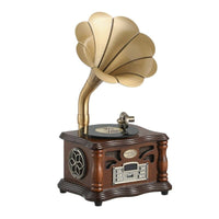 Gramophone Bois Marron