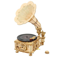 Gramophone Maquette Bois