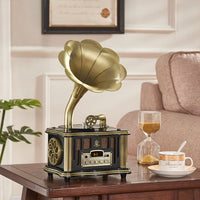 Gramophone Moderne Noir