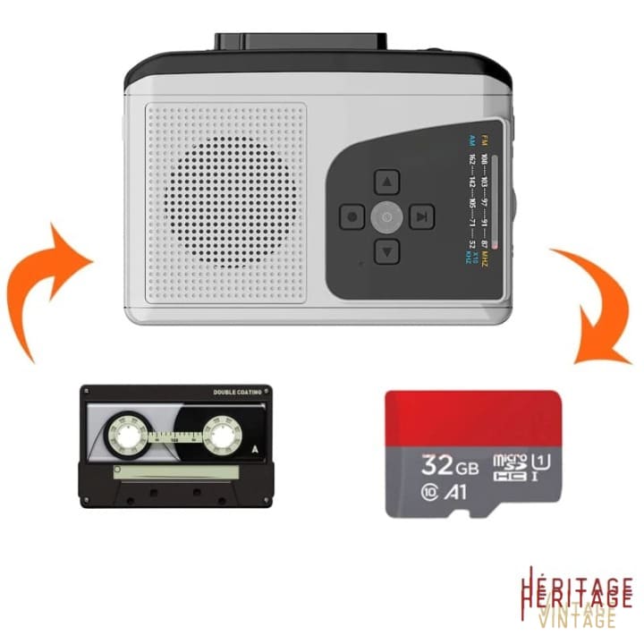 Lecteur Cassette Audio Vintage – Heritage Vintage™