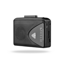 Lecteur Enregistreur Cassette Audio Noir