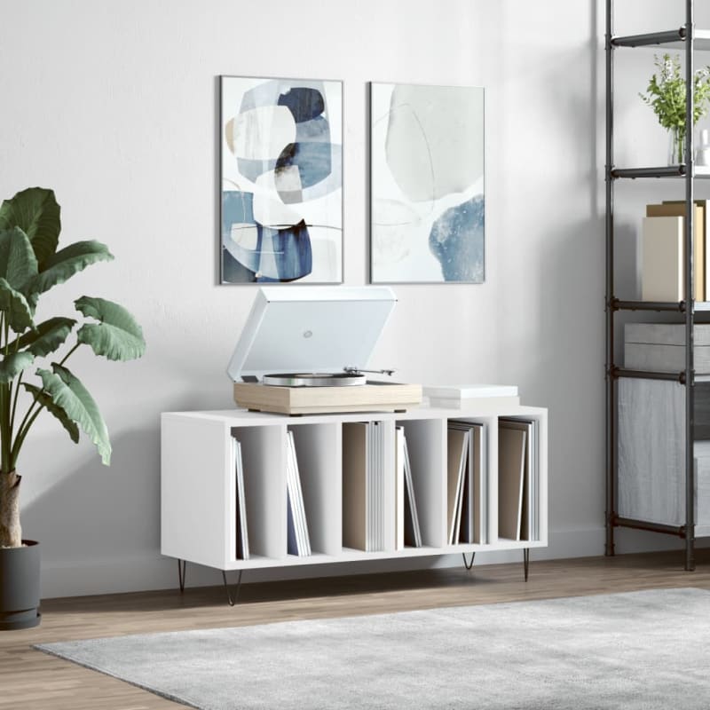 Support Rangement Disques Vinyles 80-100 Albums - Organiseur Métal Noir Avec Séparateur Réglable Support Rangement Disques Vinyles 80-100 Albums - Organiseur Métal Noir Avec Séparateur Réglable