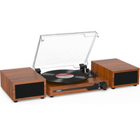Tourne Disque Vinyle avec 2 Haut-parleurs Stéréo
