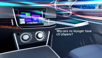 Intérieur d’une voiture moderne sans lecteur CD visible illustrant le thème Pourquoi les voitures n'ont plus de lecteur CD
