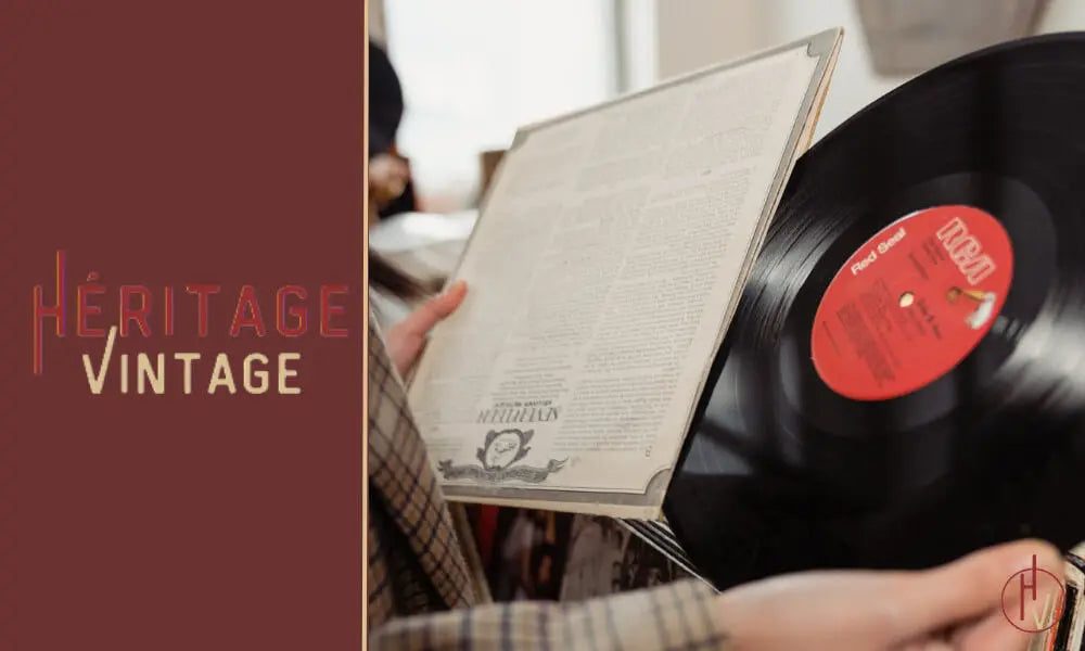 Les platines vinyles vintage haut de gamme - Rangement vinyle