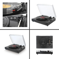 Vintage Bluetooth vinyl skivspelare