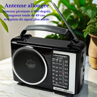 Petite Radio Vintage Noir