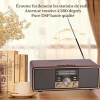Radio Vintage Stéréo Bluetooth