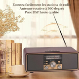 Radio Vintage Stéréo Bluetooth