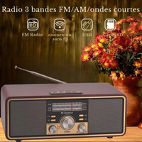 Radio Vintage Stéréo Bluetooth