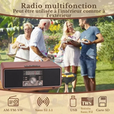 Radio Vintage Stéréo Bluetooth