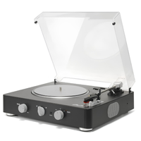 Tourne Disque Vintage 3 Vitesses Bluetooth