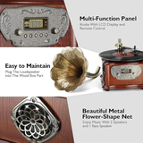 Gramophone Ancien avec Pavillon