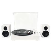 Tourne Disque Vintage Marron