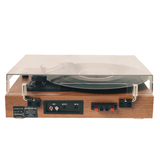 Tourne Disque Vintage Marron