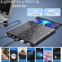 Lecteur Cd Dvd Portable
