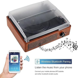 Tourne Disque Vintage Avec Enceinte