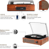 Tourne Disque Vintage Avec Enceinte