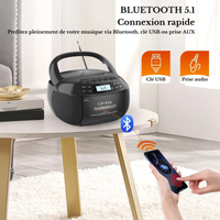 Lecteur Cd Cassette Portable