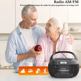 Lecteur Cd Cassette Portable