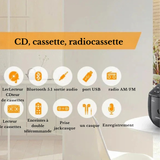 Lecteur Cd Cassette Portable