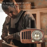 Mini Radio Vintage Rétro Avec Bluetooth