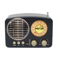 Radio Vintage en Bois avec Tuner