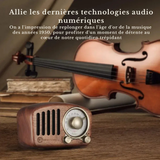 Mini Radio Vintage Rétro Avec Bluetooth