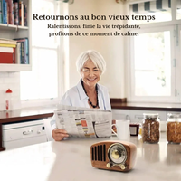 Mini Radio Vintage Rétro Avec Bluetooth