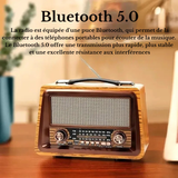 Radio Mp3 Vintage Effet Bois