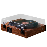 Vinylspelare i trä