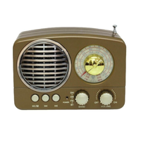 Radio Vintage en Bois avec Tuner