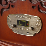 Gramophone avec Pavillon en Cuivre