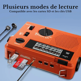 Radio Orange Vintage Portable