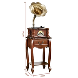 Gramophone Meuble en Bois