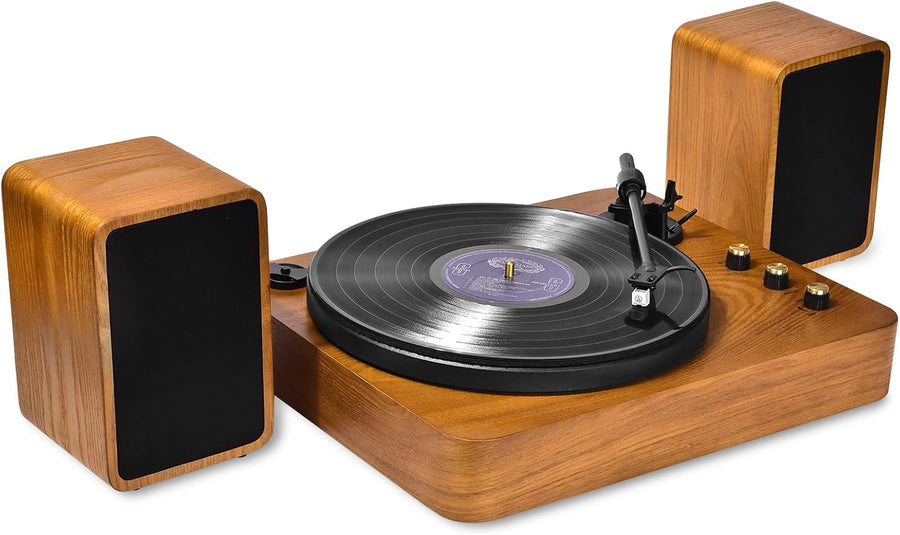 Platine Vinyle Bluetooth avec 2 Haut-parleurs