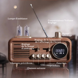 Radio Vintage Alarm Clock