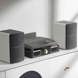 Enceinte vintage pour platine vinyle