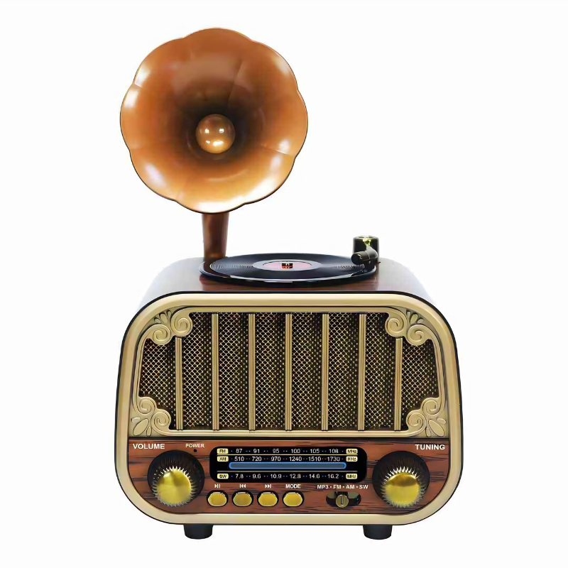 Radio Vintage Am et Fm Imitation Bois