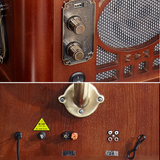 Gramophone Pavillon en Cuivre Pur