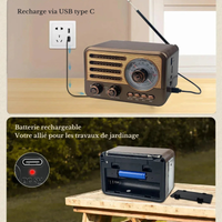 Poste Radio Vintage Ancien