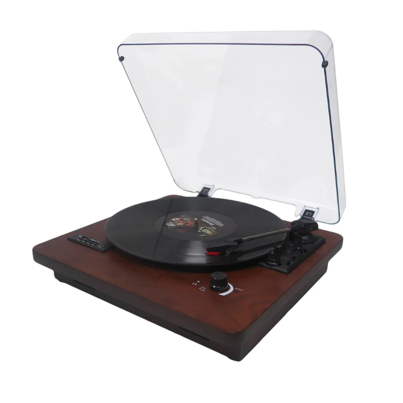 Platine Vinyle Bois Vintage