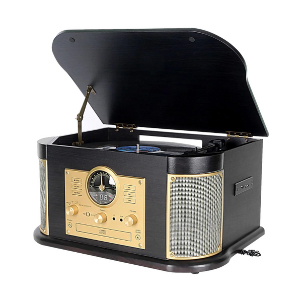 Tourne-disque De Style Ancien De Disque De Vinyle Avec L'aiguille Et Le Tourne-disque De Style Ancien De Disque De Vinyle Avec L'aiguille Et Le