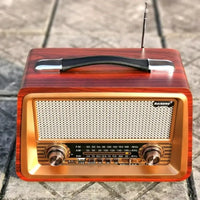 Radio Mp3 Vintage Effet Bois