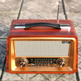 Radio Mp3 Vintage Effet Bois