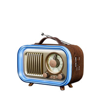 Radio Vintage Portable Lumière RGB