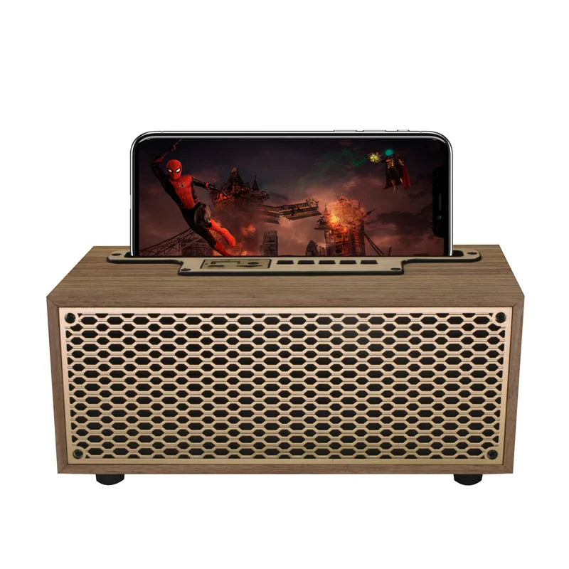 Poste Radio Vintage Bois